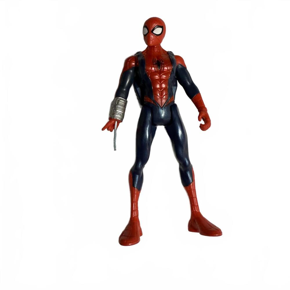 Spider Man Action Figure - Web Blaster Back Pack. 6 inch.